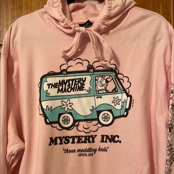 Pink Scooby Doo Mystery Inc. Hoodie Size 2XL NWOT - Picture 3 of 9